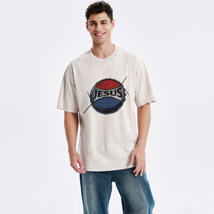 What Would Jesus Do Christian Washed T-Shirt