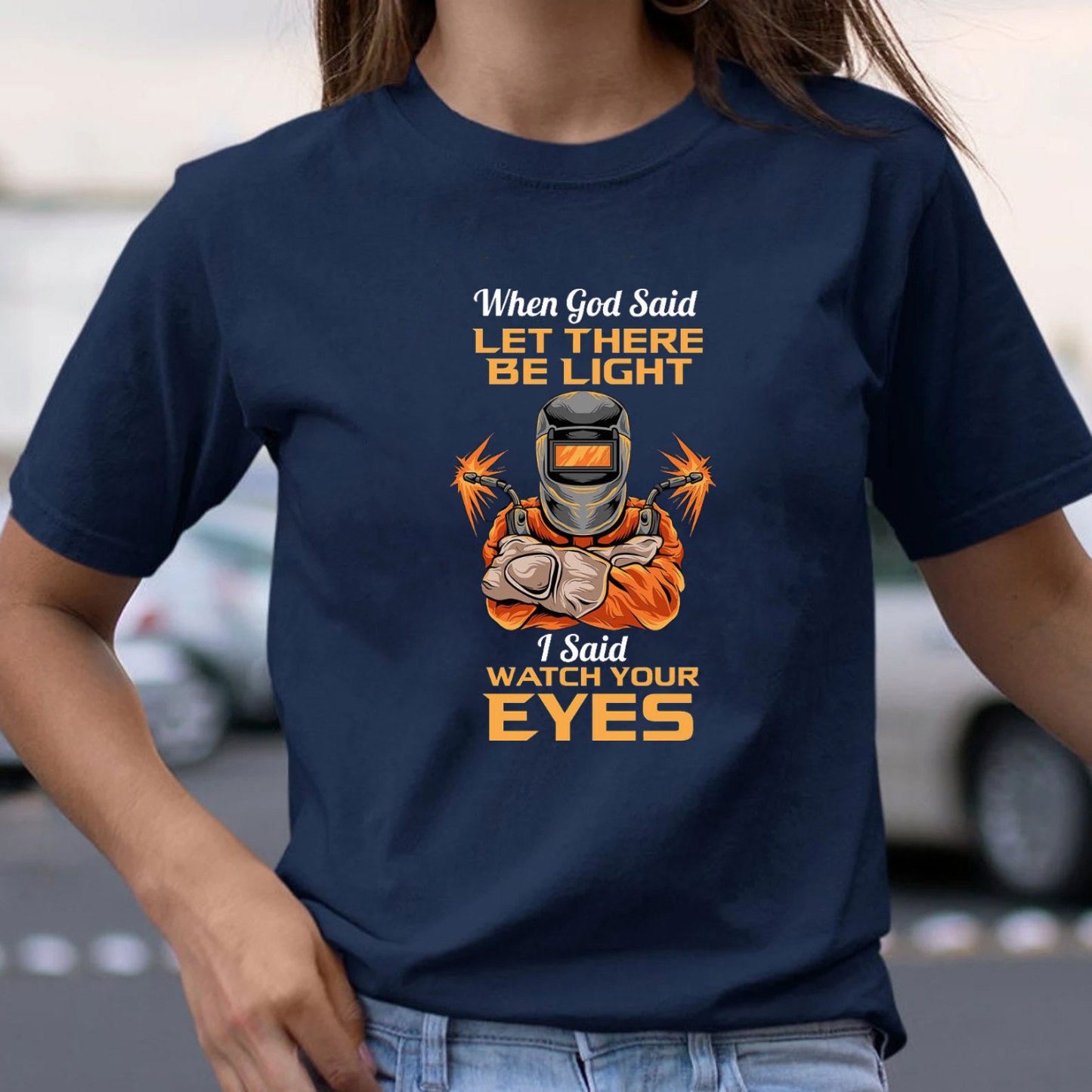 When God Said Let There Be Light Christian T-Shirt