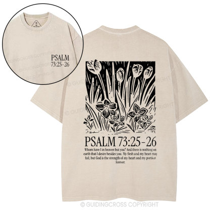 When Have I In Heaven But You Christian Washed T-Shirt