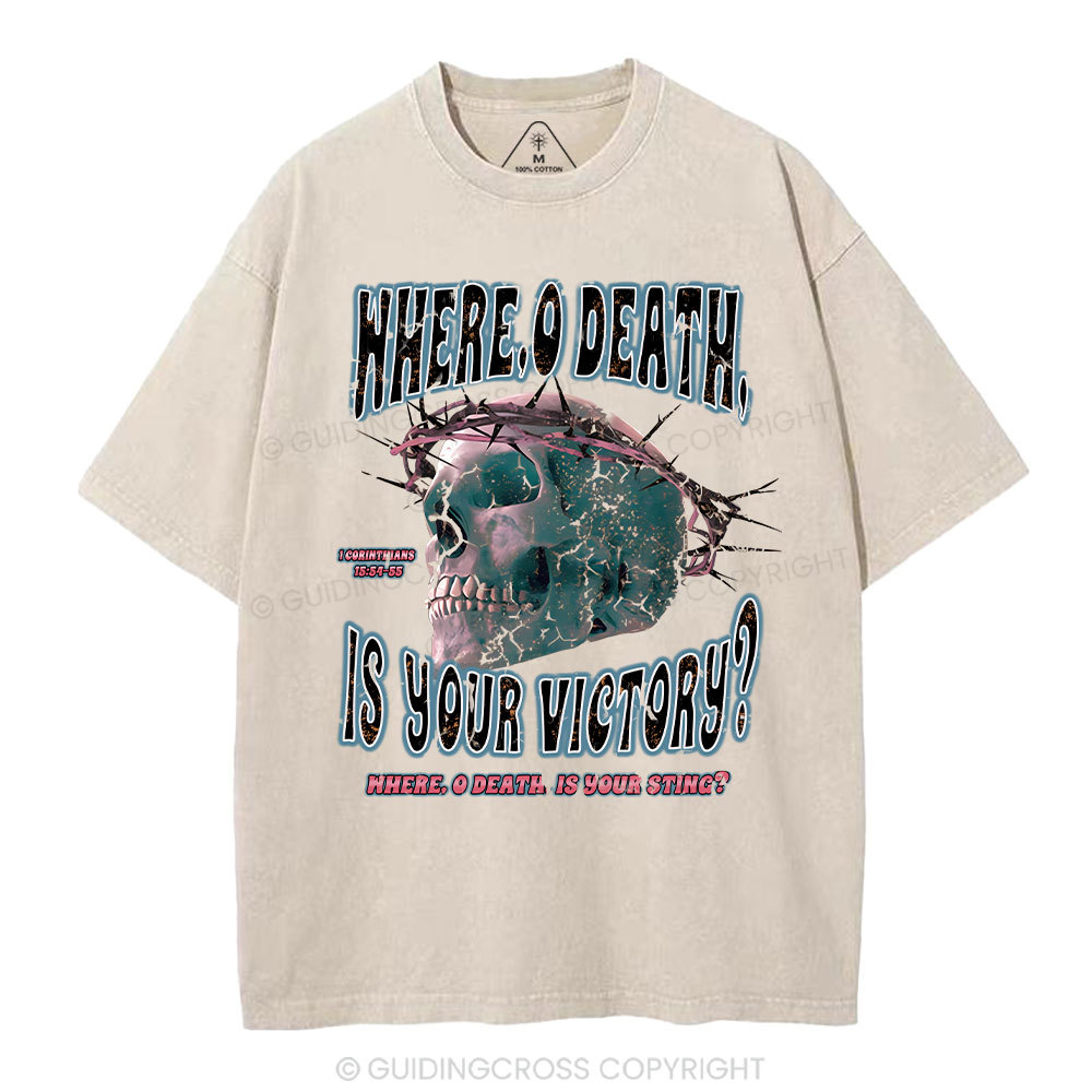 When Life Is Hard Remenber Christian Washed T-Shirt