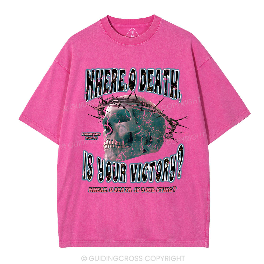 When Life Is Hard Remenber Christian Washed T-Shirt