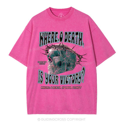 When Life Is Hard Remenber Christian Washed T-Shirt