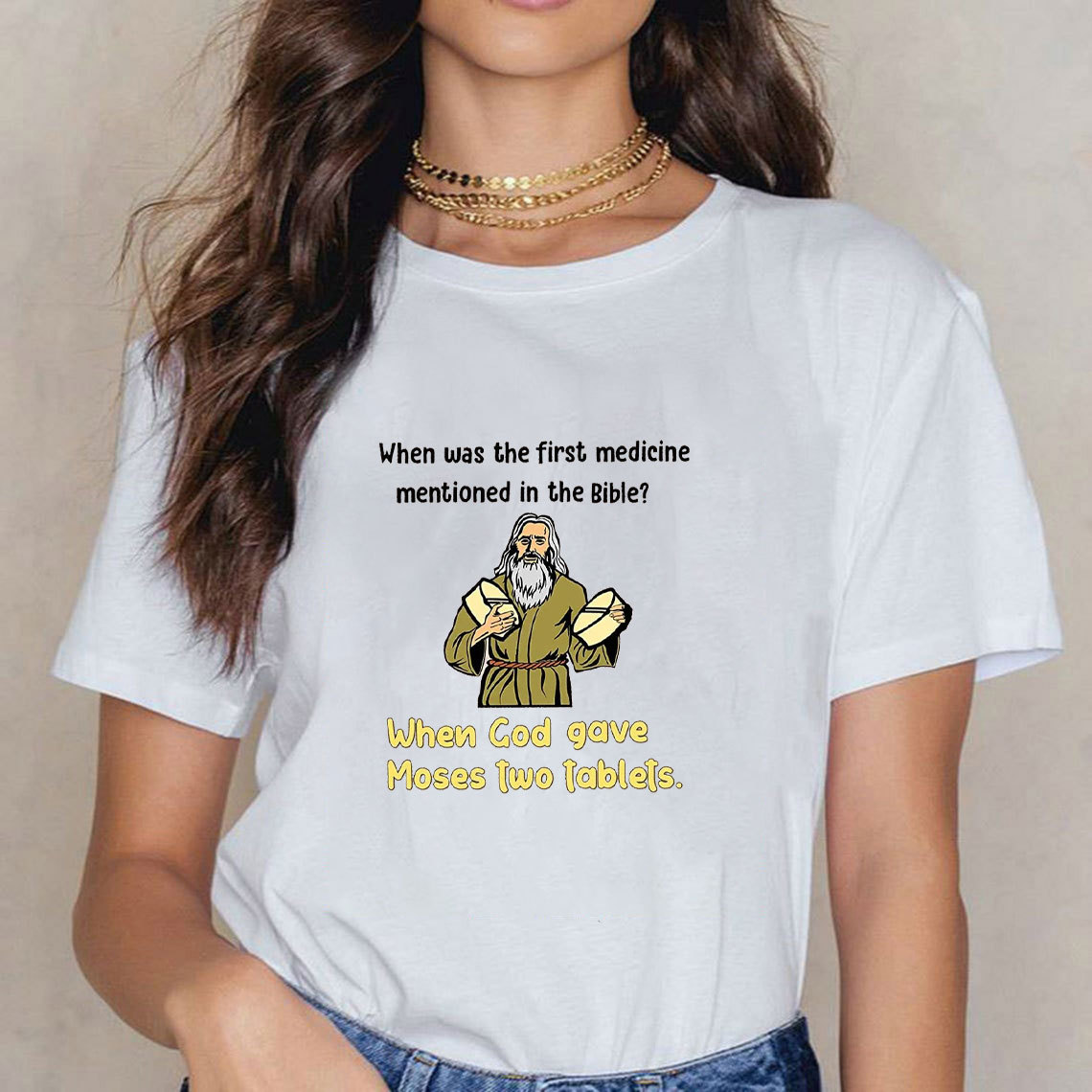 When Was The First Medicine Mentioned In The Bible Christian T-Shirt