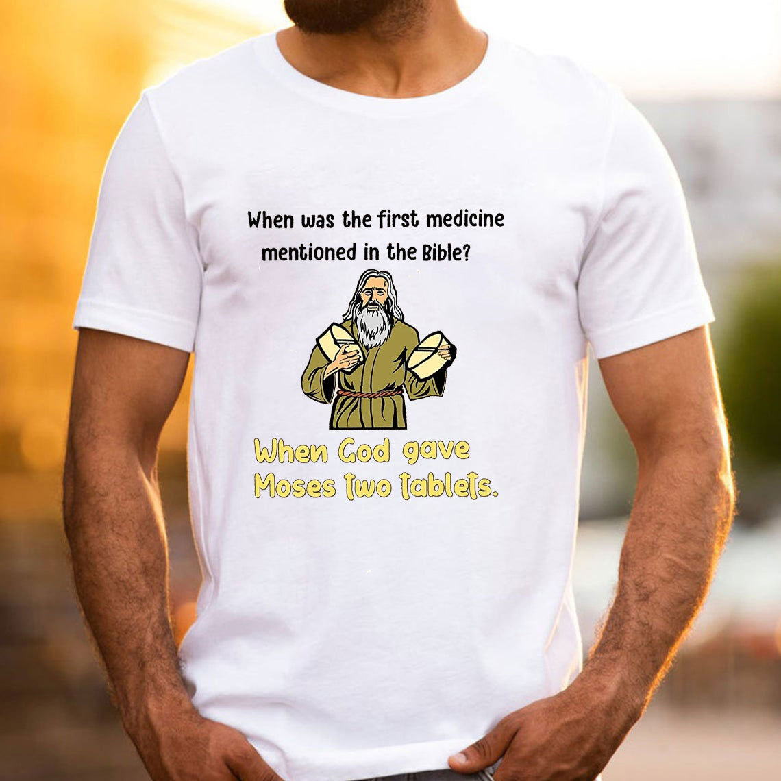 When Was The First Medicine Mentioned In The Bible Christian T-Shirt
