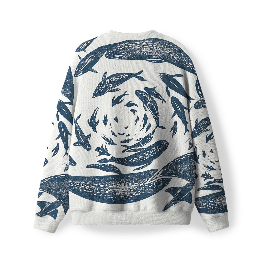 When You Go Through Deep Water Furry Christian Lightweight Sweater