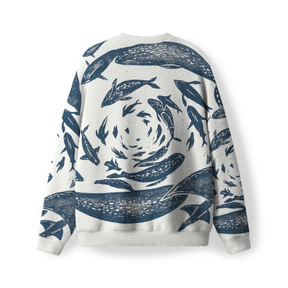 When You Go Through Deep Water Furry Christian Lightweight Sweater