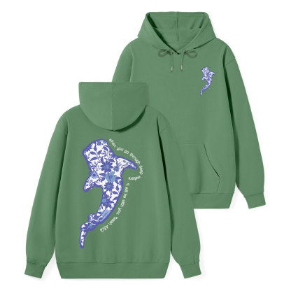 When You Go Through Deep Waters Christian Classic Hoodie