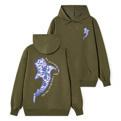 When You Go Through Deep Waters Christian Classic Hoodie