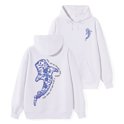 When You Go Through Deep Waters Christian Classic Hoodie
