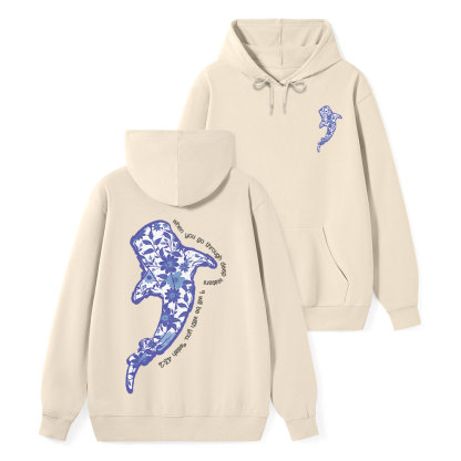When You Go Through Deep Waters Christian Classic Hoodie