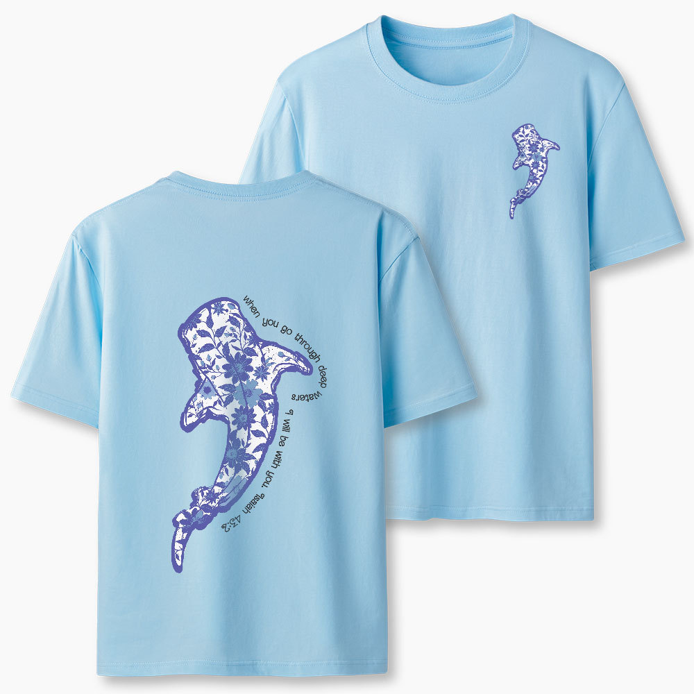 When You Go Through Deep Waters Christian Classic T-Shirt