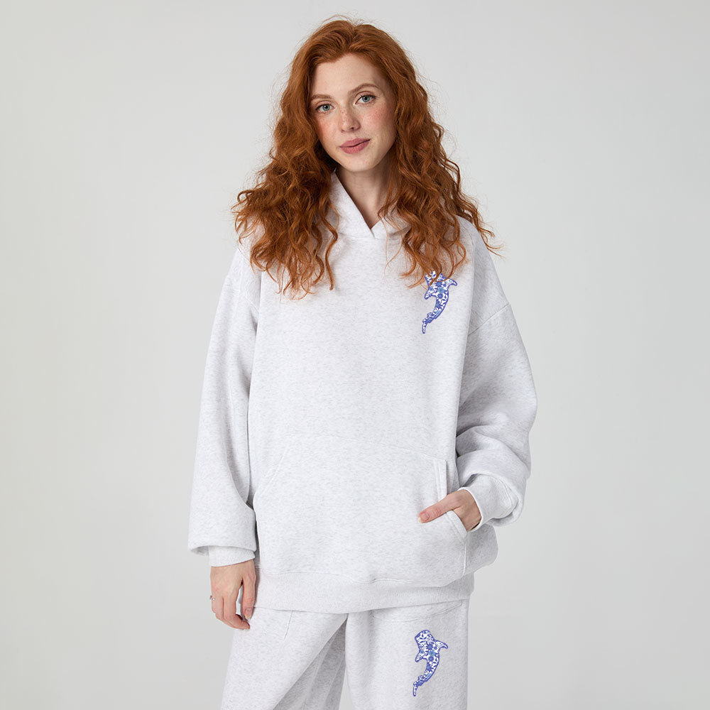 When You Go Through Deep Waters Christian Fleece Hoodie Set