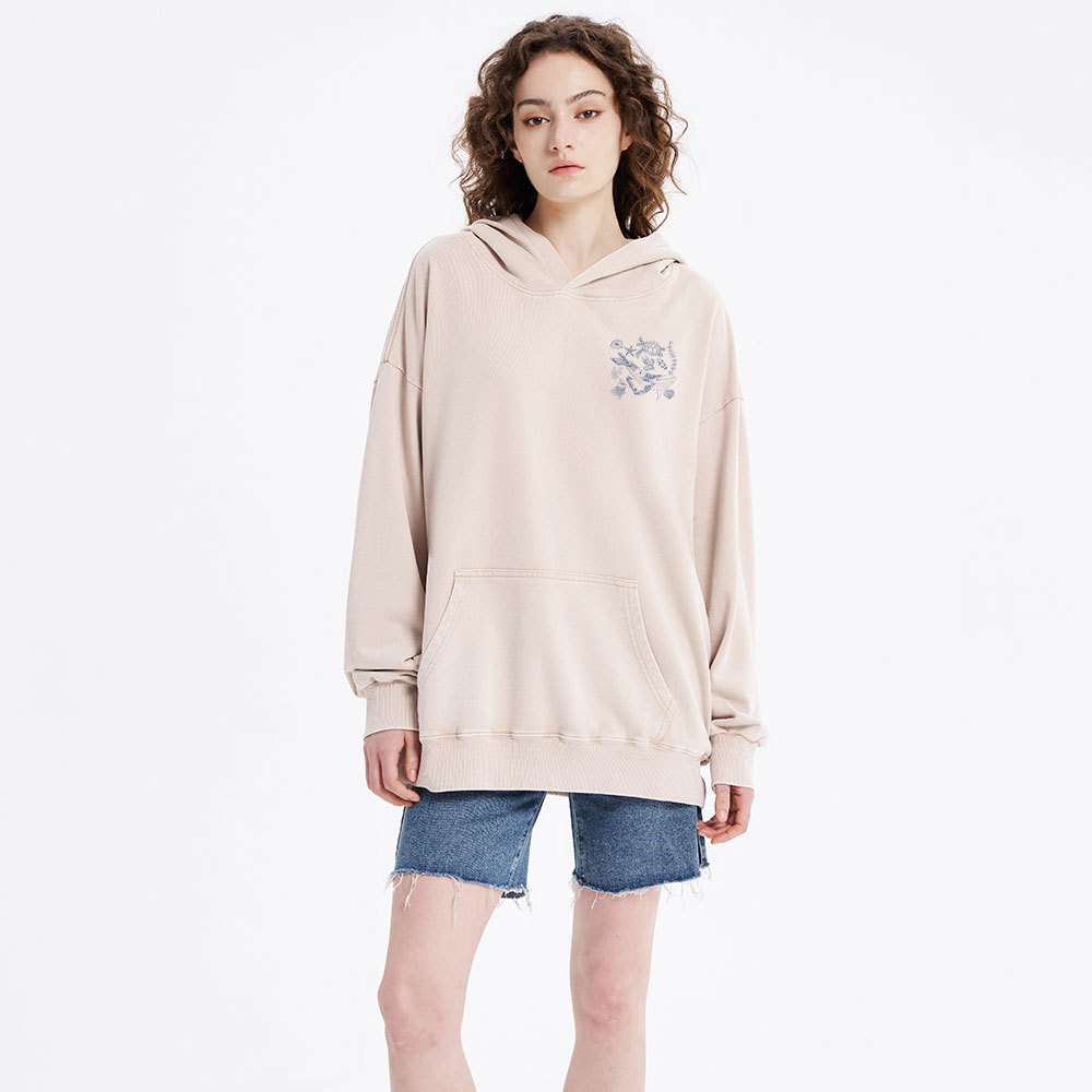 When You Go Through Deep Waters Christian Washed Hoodie