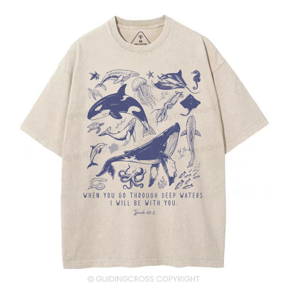 sample washed T-Shirt Sale - GuidingCross