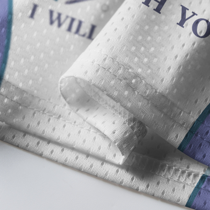 When You Go Through Deepl Waters Christian Mesh Jersey