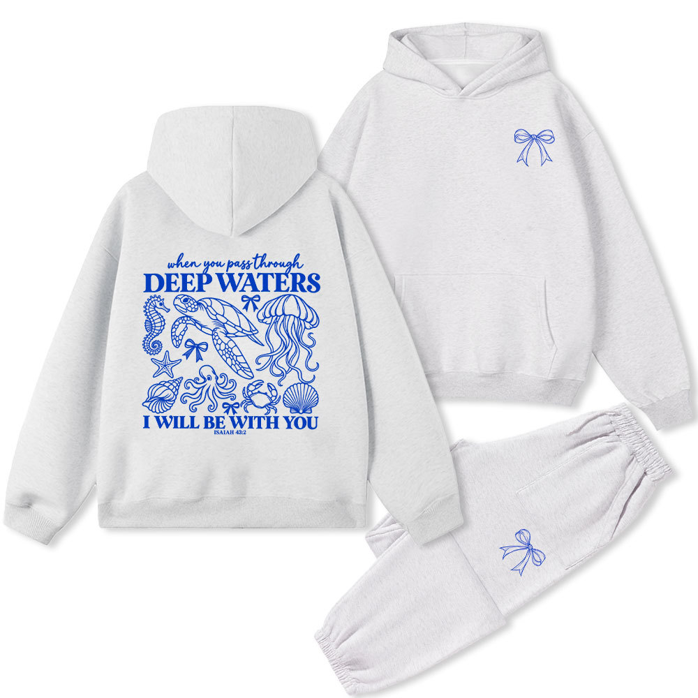 Do Not Worry About Tomorrow Premium Fleece Hoodie Set Sale - GuidingCross