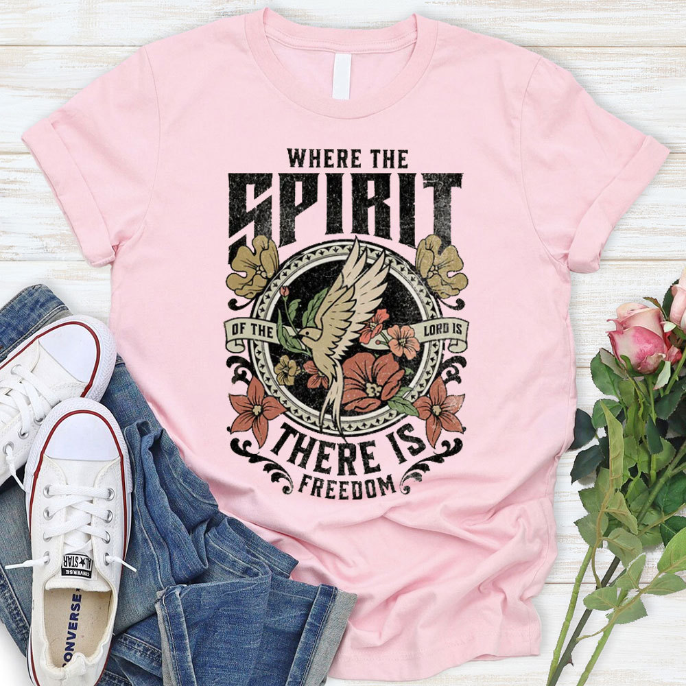 Where The Spirit Christian T-Shirt