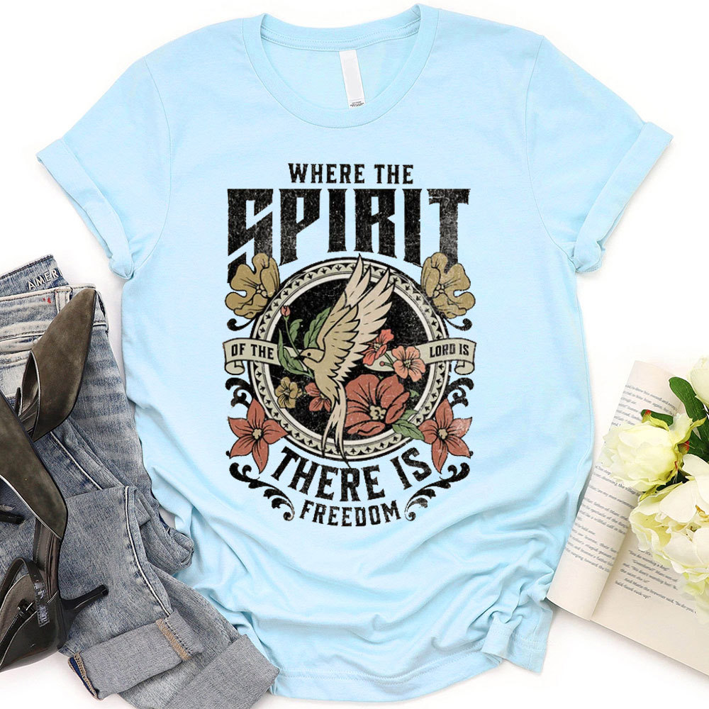 Where The Spirit Christian T-Shirt