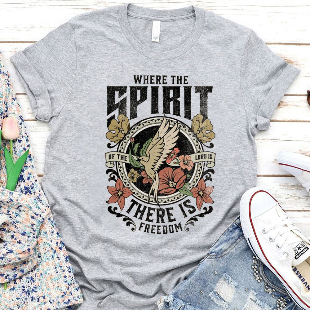 Where The Spirit Christian T-Shirt