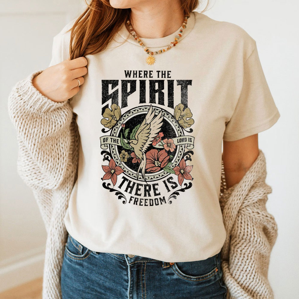 Where The Spirit Christian T-Shirt