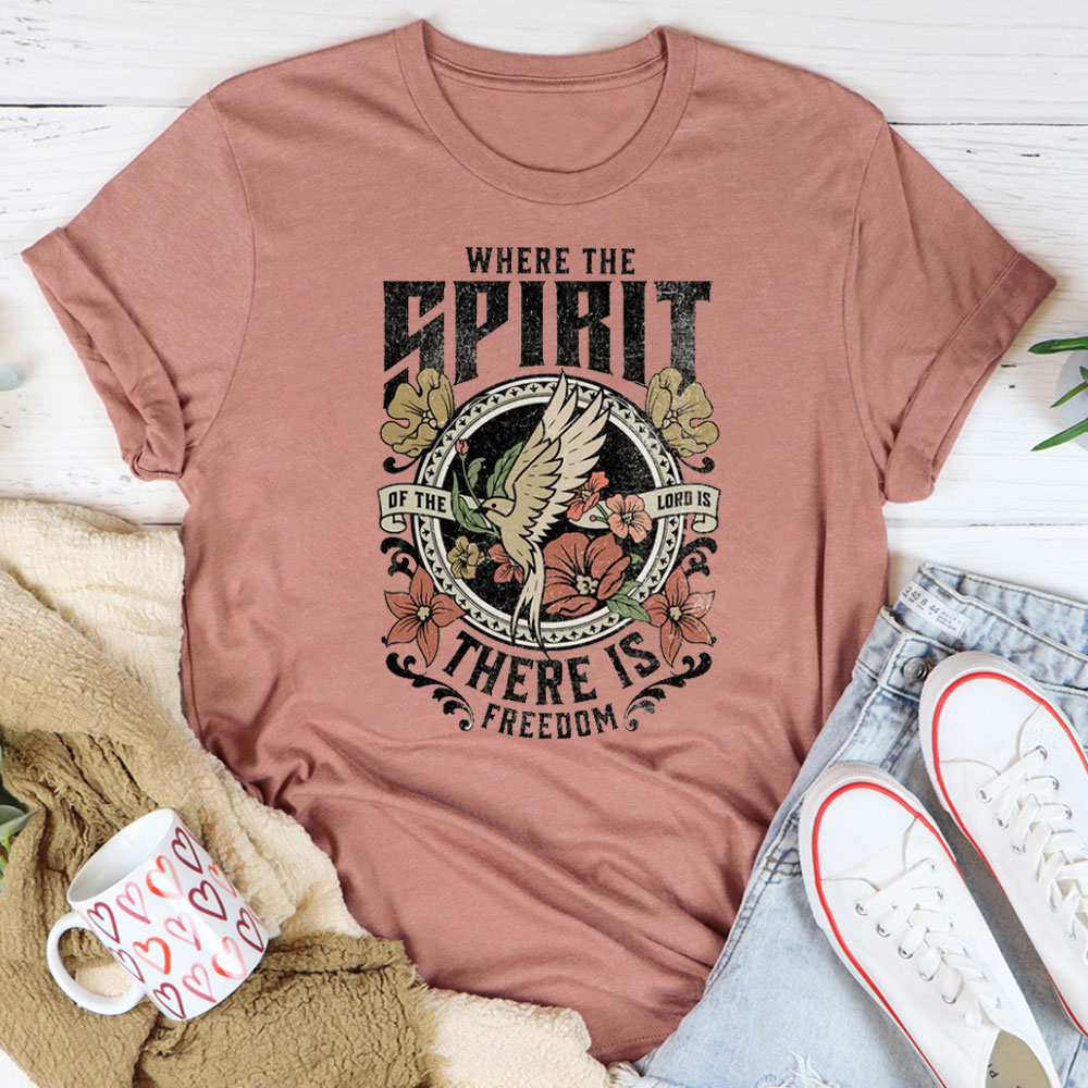 Where The Spirit Christian T-Shirt