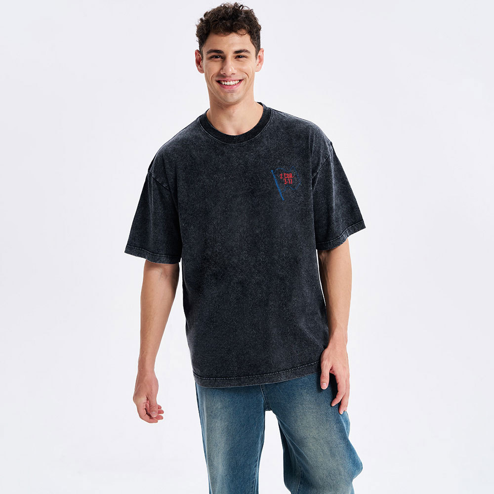 Where The Spirit Of The Lord Christian Washed T-Shirt