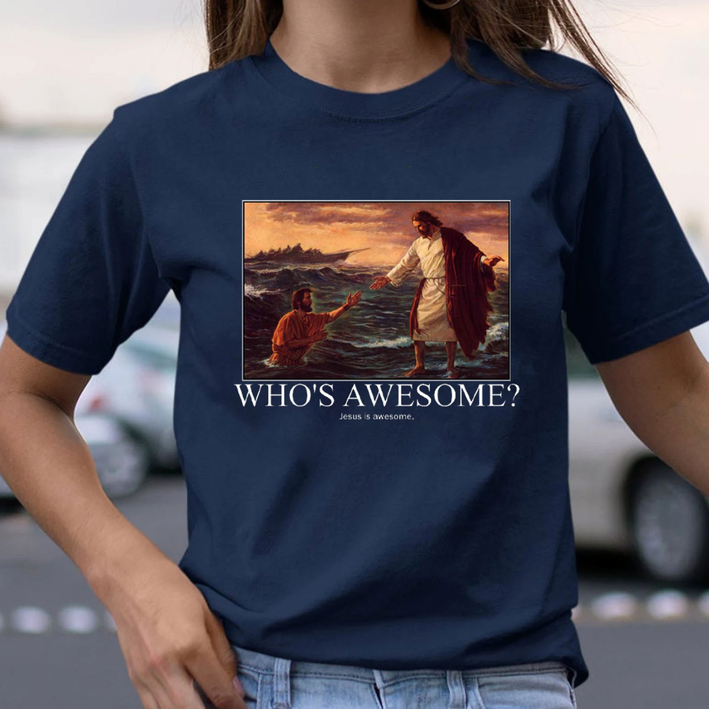 Who Is Awesome Christian T-Shirt