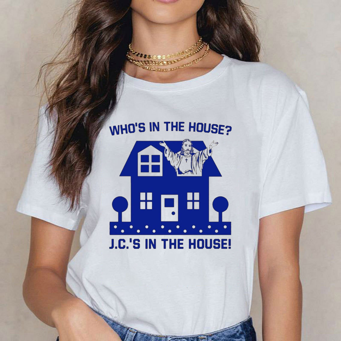 Who Is In The House Christian T-Shirt