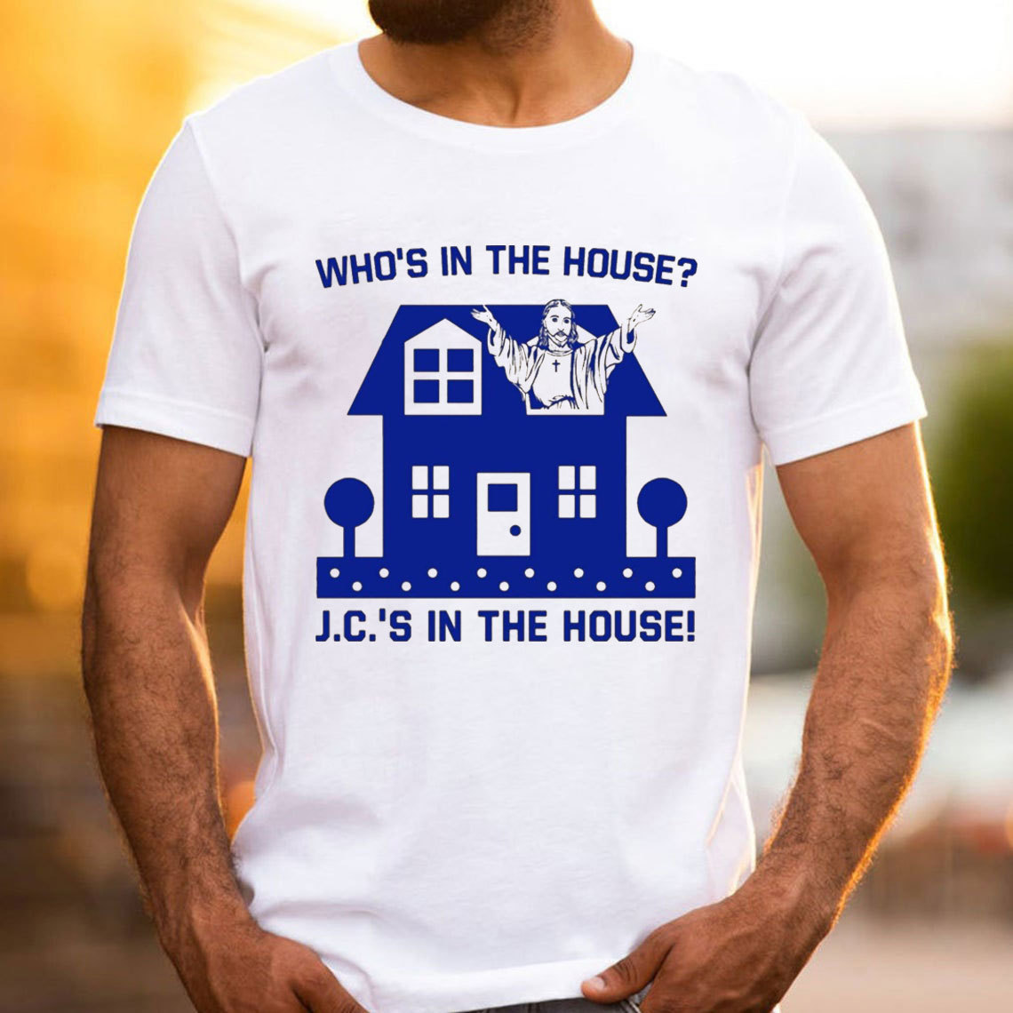 Who Is In The House Christian T-Shirt