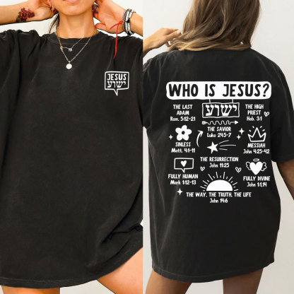 Who Is Jesus Christian Washed T-Shirt