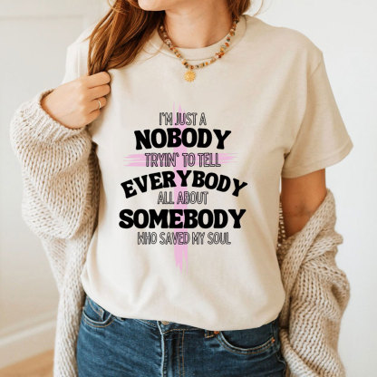 Who Saved My Soul Christian T-Shirt