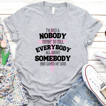 Who Saved My Soul Christian T-Shirt