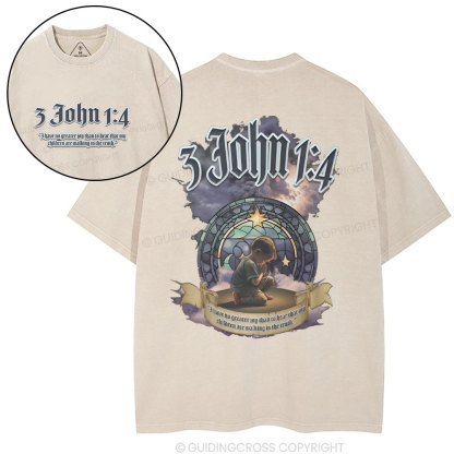 Whom I Love In The Truth Christian Washed T-Shirt