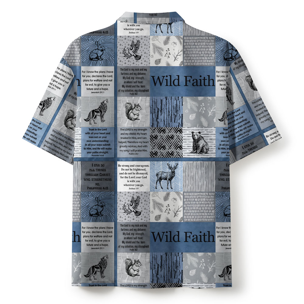 Wild Faith Christian Hawaiian Shirt 
