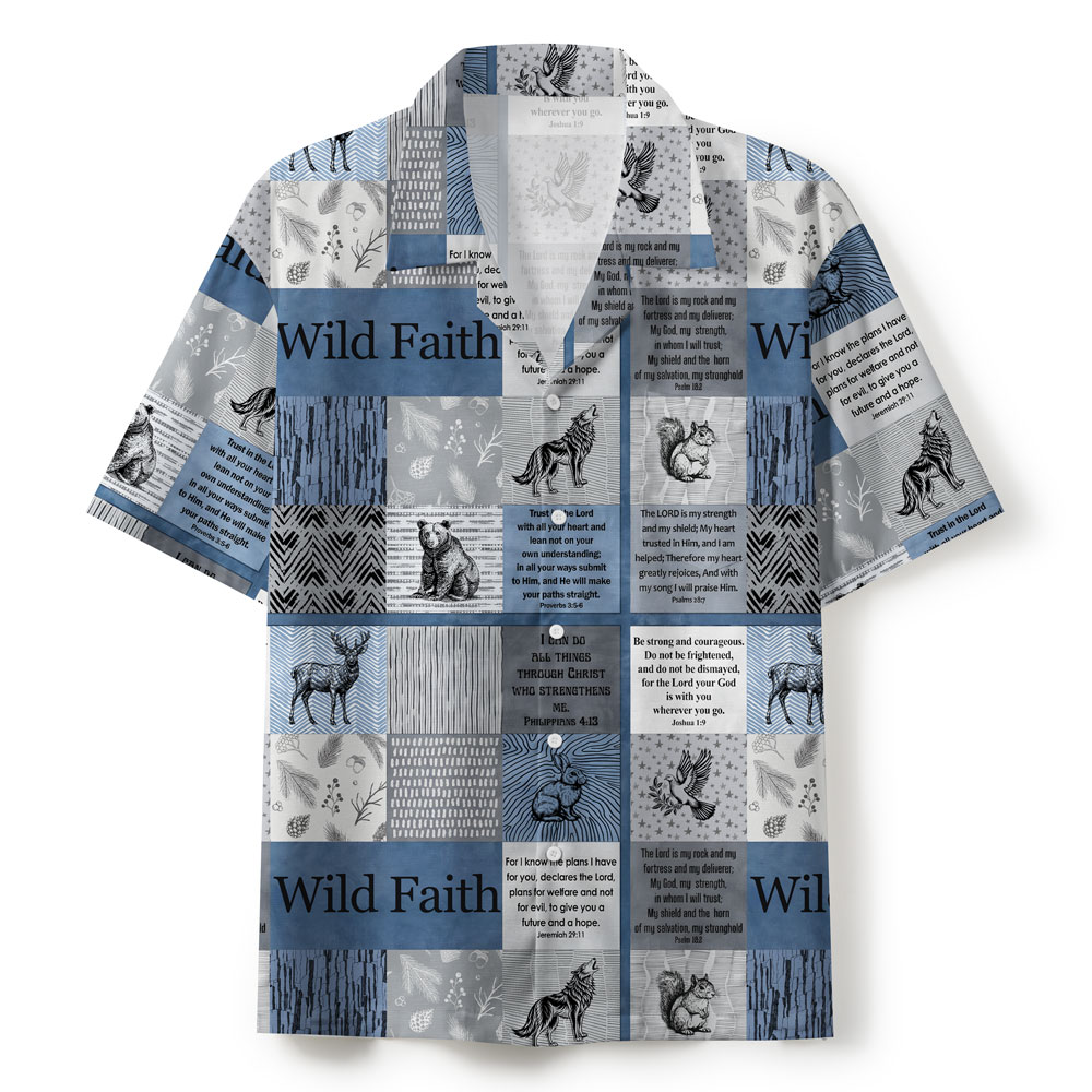 Wild Faith Christian Hawaiian Shirt 