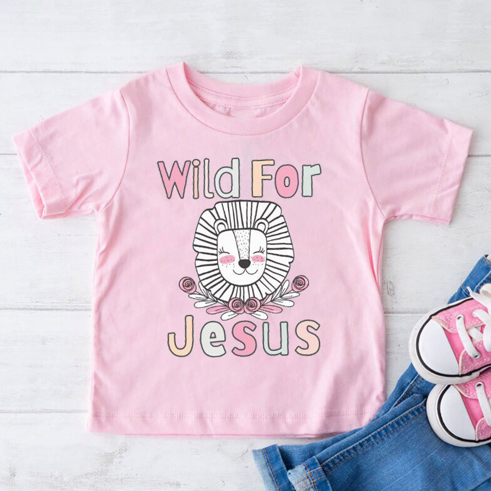 Wild For Jesus Christian Kid T-Shirt