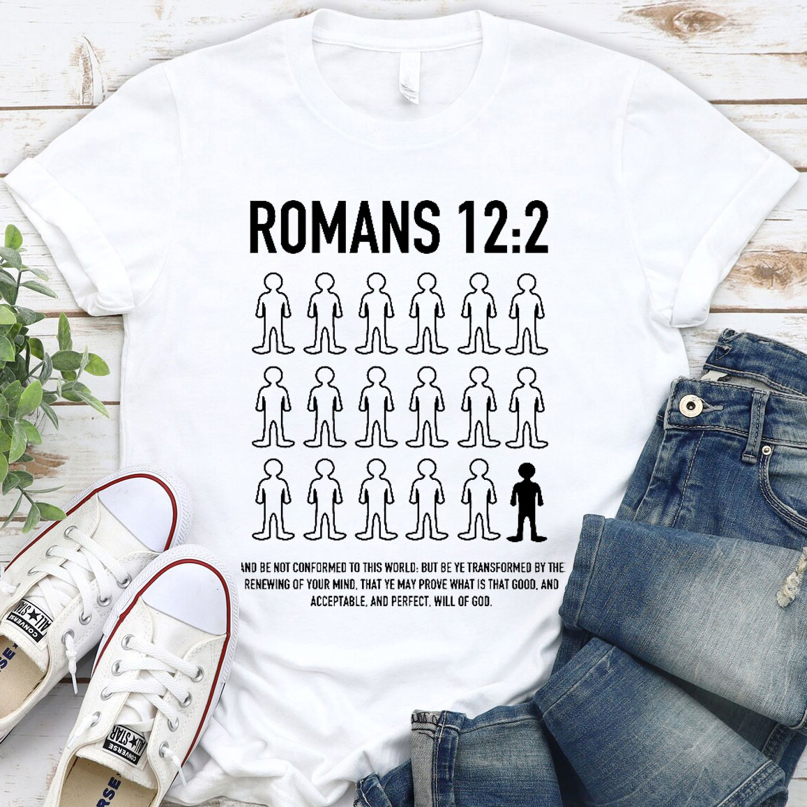 Will Of God Romans 122 Christian T-Shirt