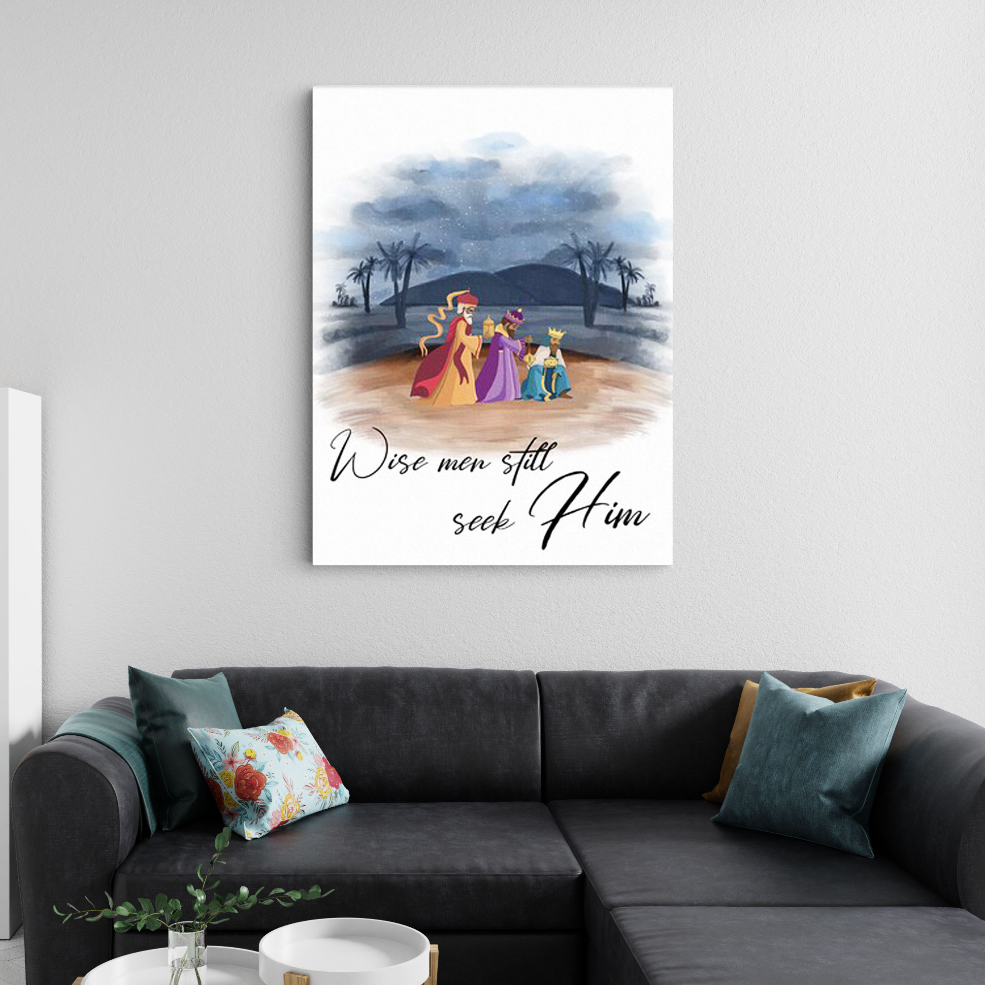 Wish Men Still Seek Him Christian Canvas Wall Art