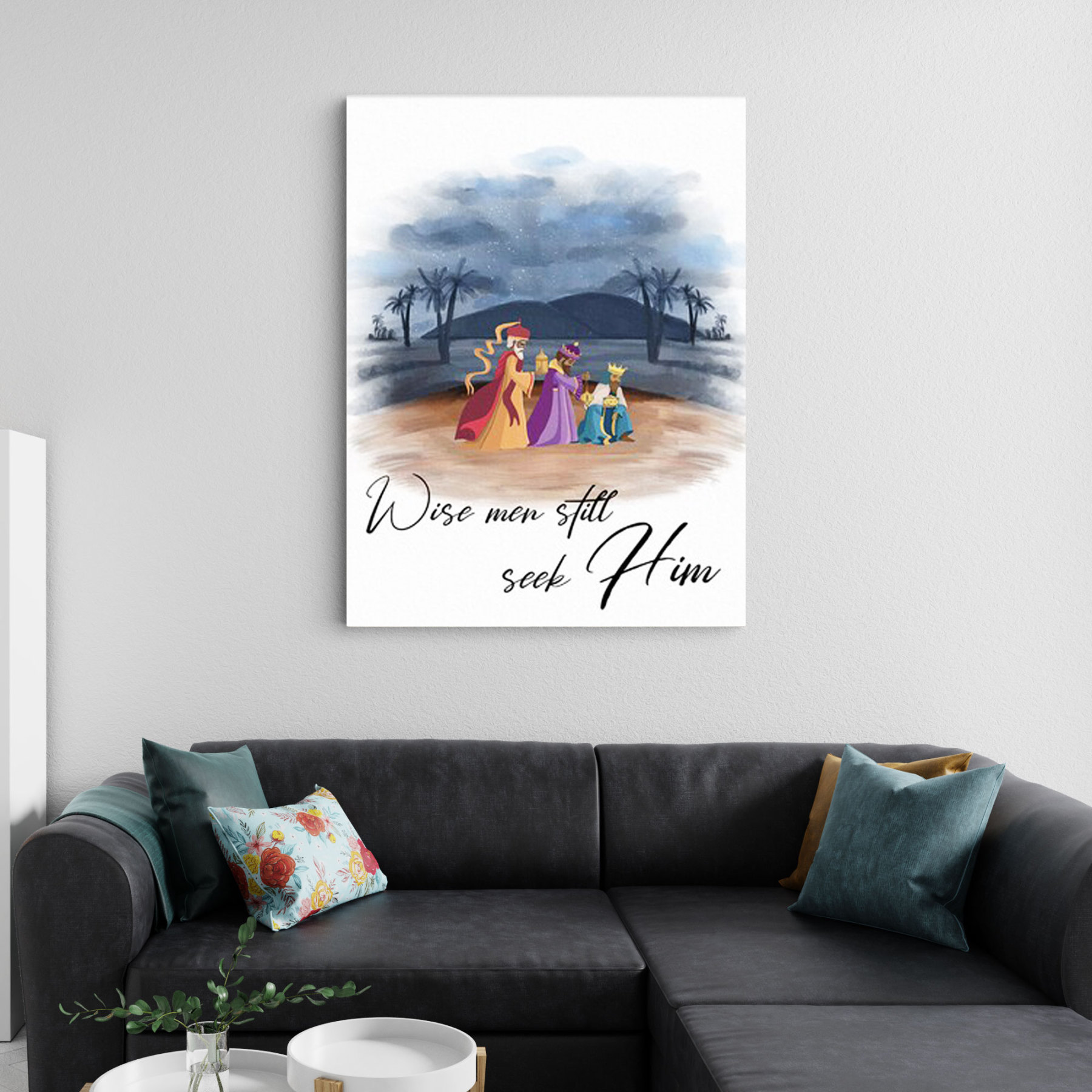 Wish Men Still Seek Him Christian Canvas Wall Art