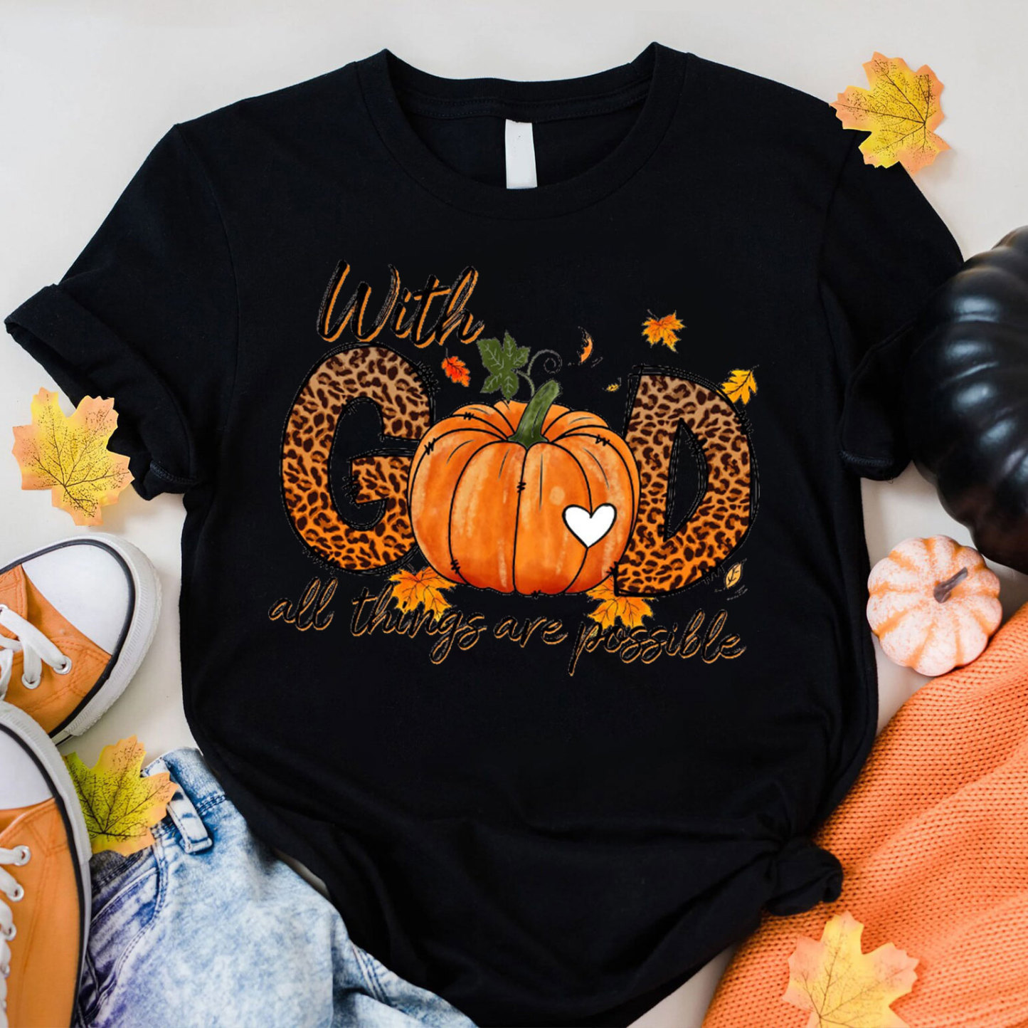 With God All The Things Is Possible Christian T-Shirt