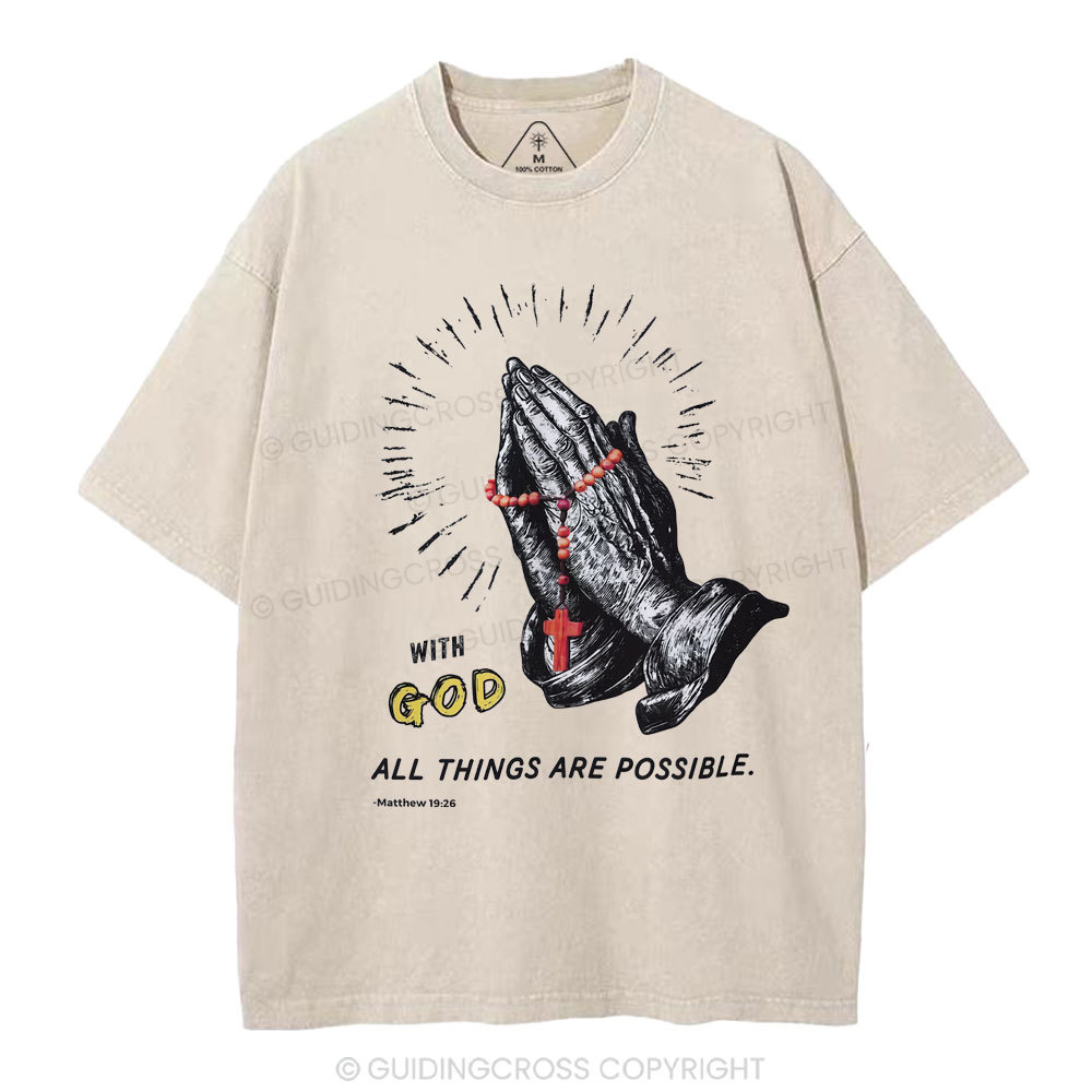 New-Sample Christian Washed T-Shirt Sale - GuidingCross