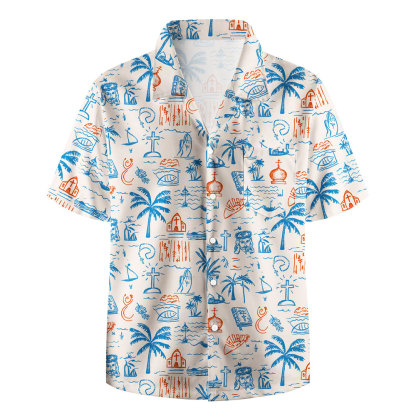 With Jesus In Summer Christian Hawaiian Shirt 