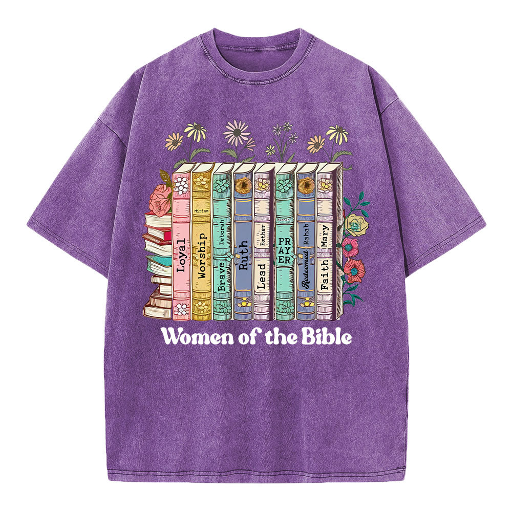 Women Of The Bible Christian Washed  T-Shirt