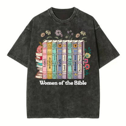 Women Of The Bible Christian Washed  T-Shirt