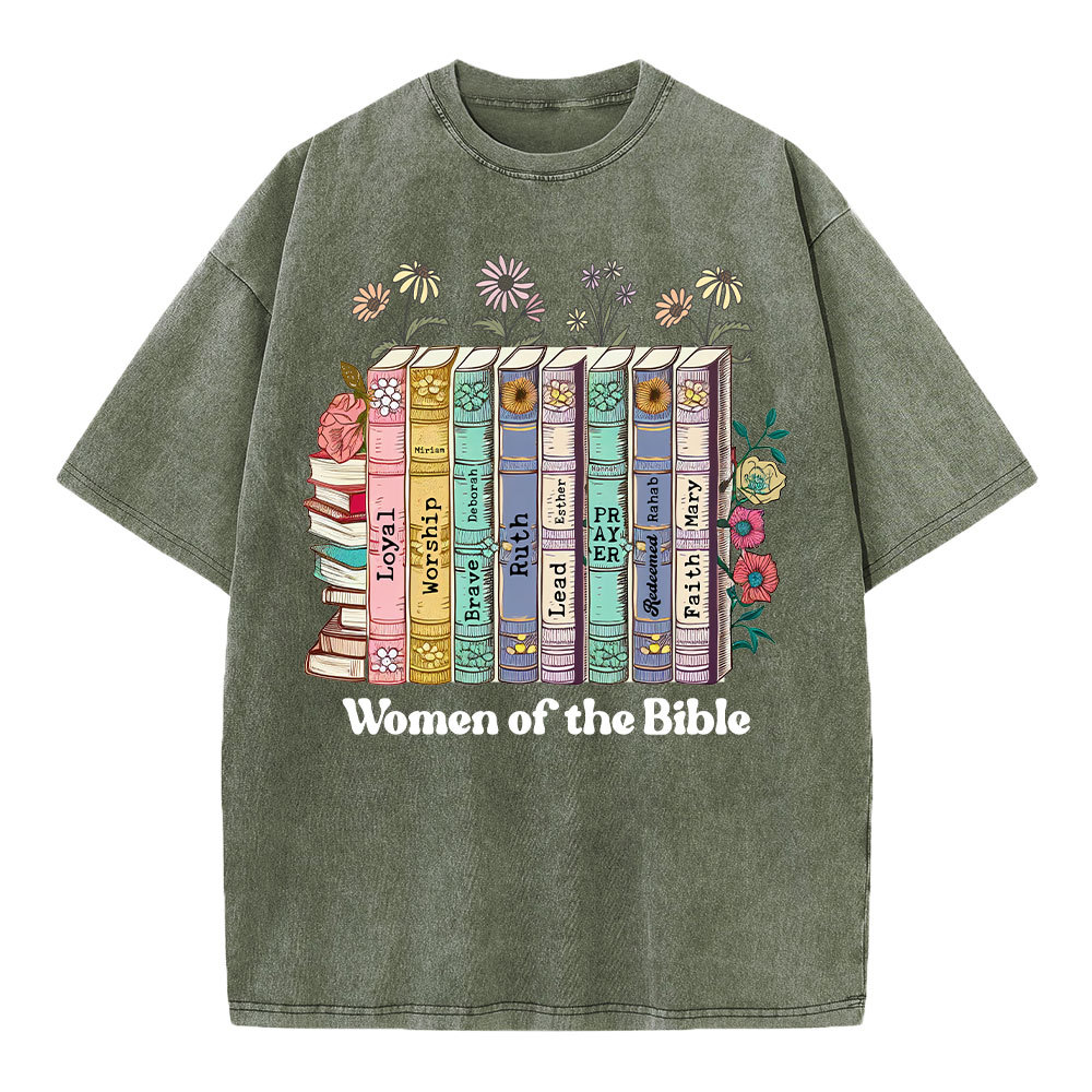 Women Of The Bible Christian Washed  T-Shirt