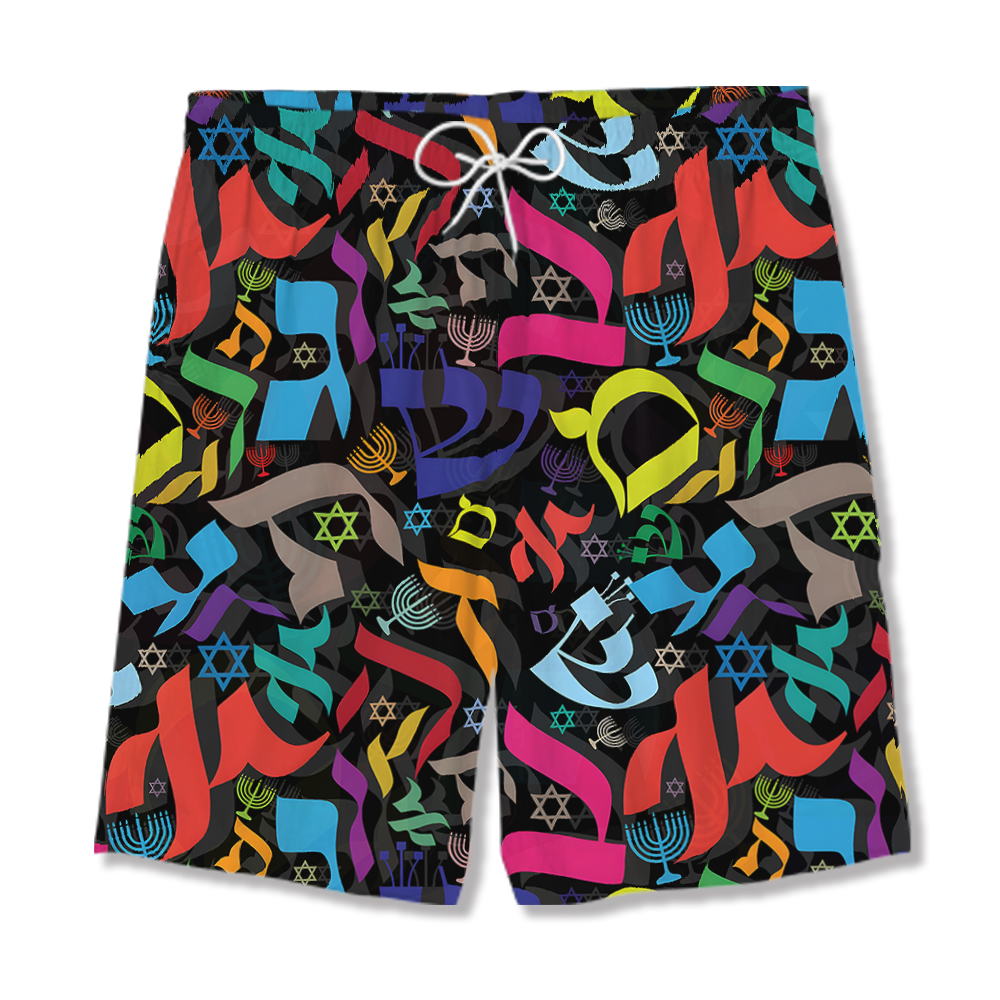 Wonderful Symbols Colorful Hawaiian Shirt 