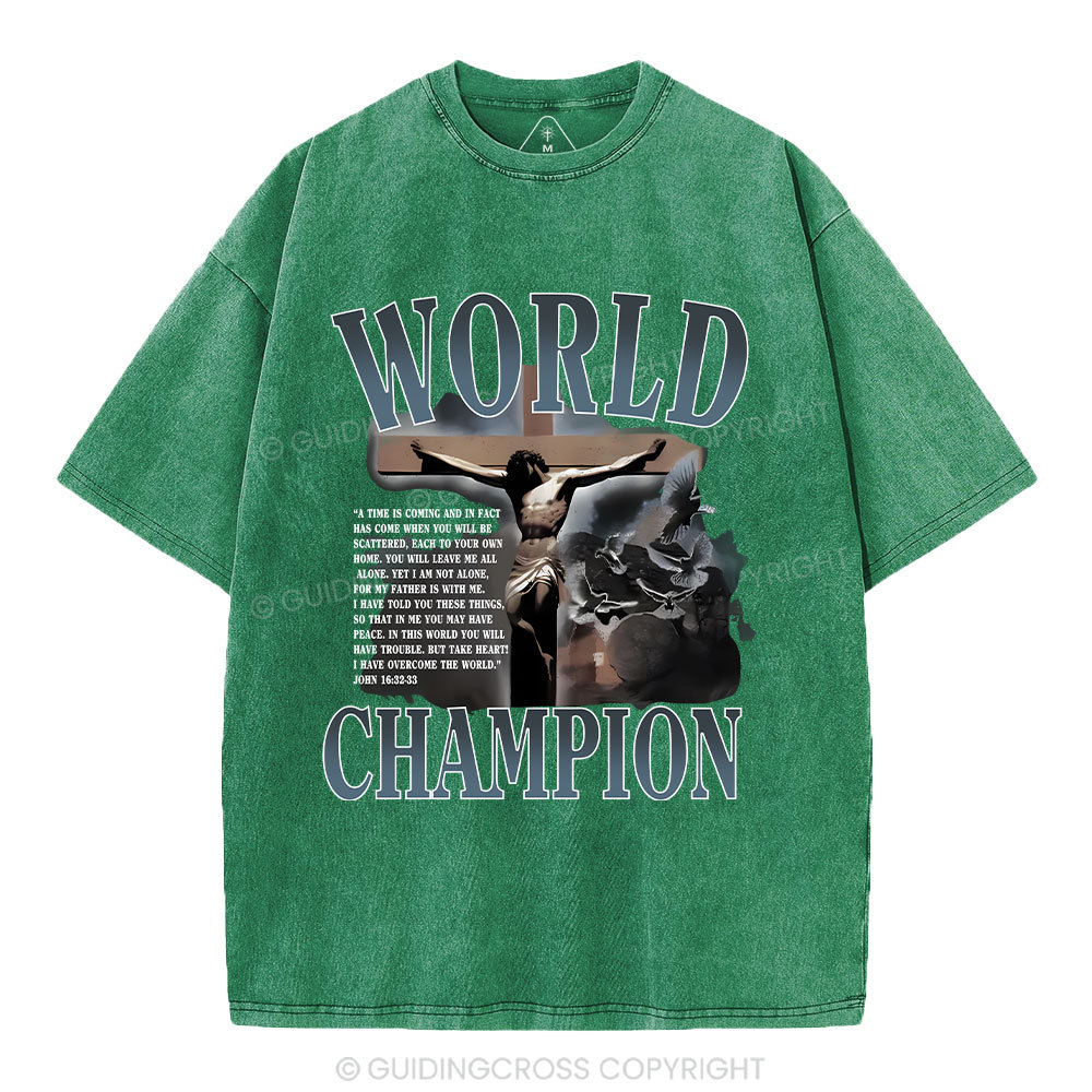 World Champion Christian Washed T-Shirt