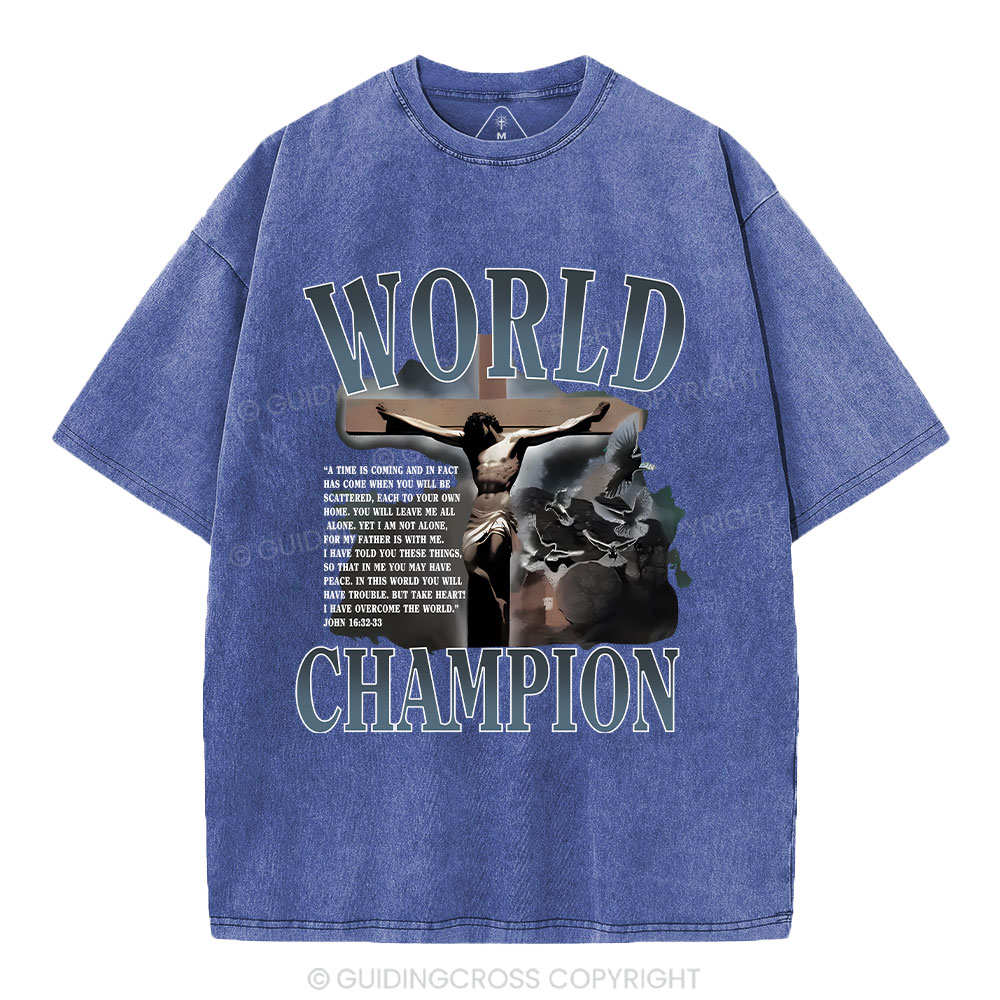 World Champion Christian Washed T-Shirt