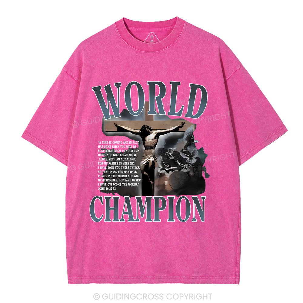 World Champion Christian Washed T-Shirt
