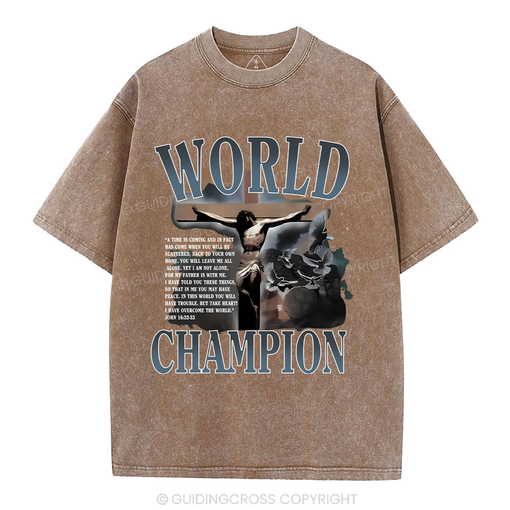 World Champion Christian Washed T-Shirt